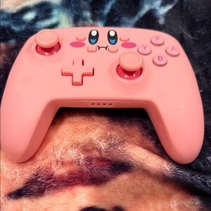 Nintendo Switch Pink Kirby Wireless Game Controller